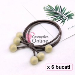 Elastice pentru codite Cod EL023 GG, set 6 bucati 